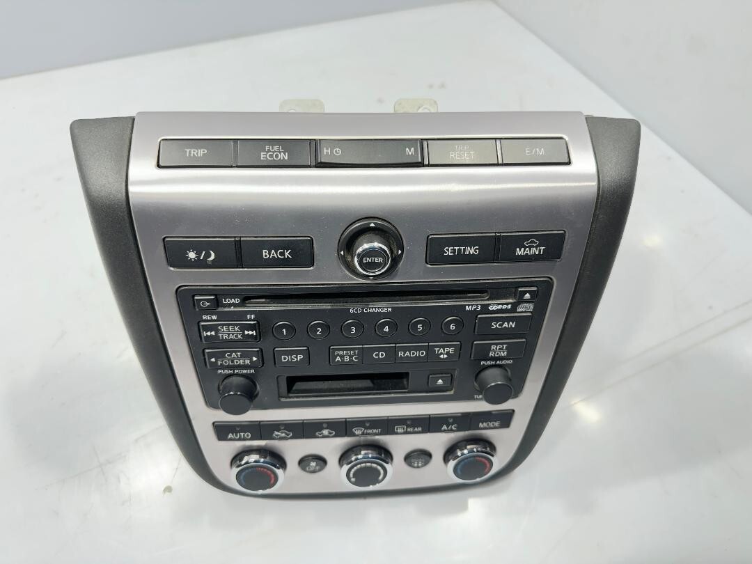 2006 NISSAN MURANO RADIO/HVAC CONTROL HEADUNIT P/N 28188 CC200 GENUINE OEM PARTS