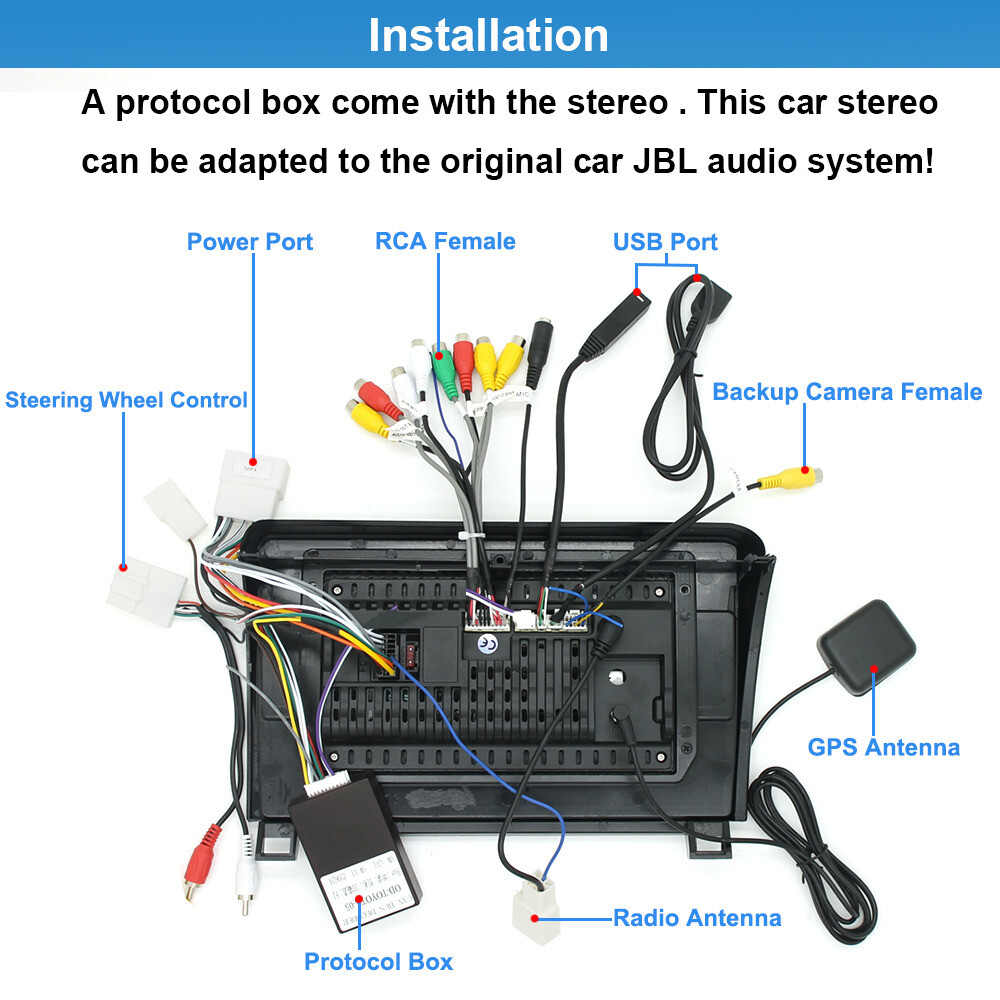 4+64G Carplay For Toyota Tundra 07-13 /Sequoia 08-19 Car Stereo Radio Android 13