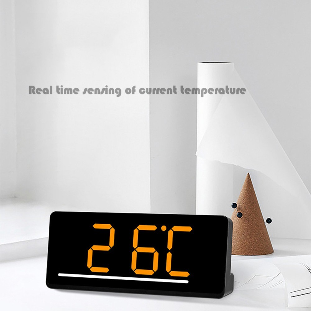 Digital Alarm Clock Multi-Function LED Display For Cars Yachts RV Home