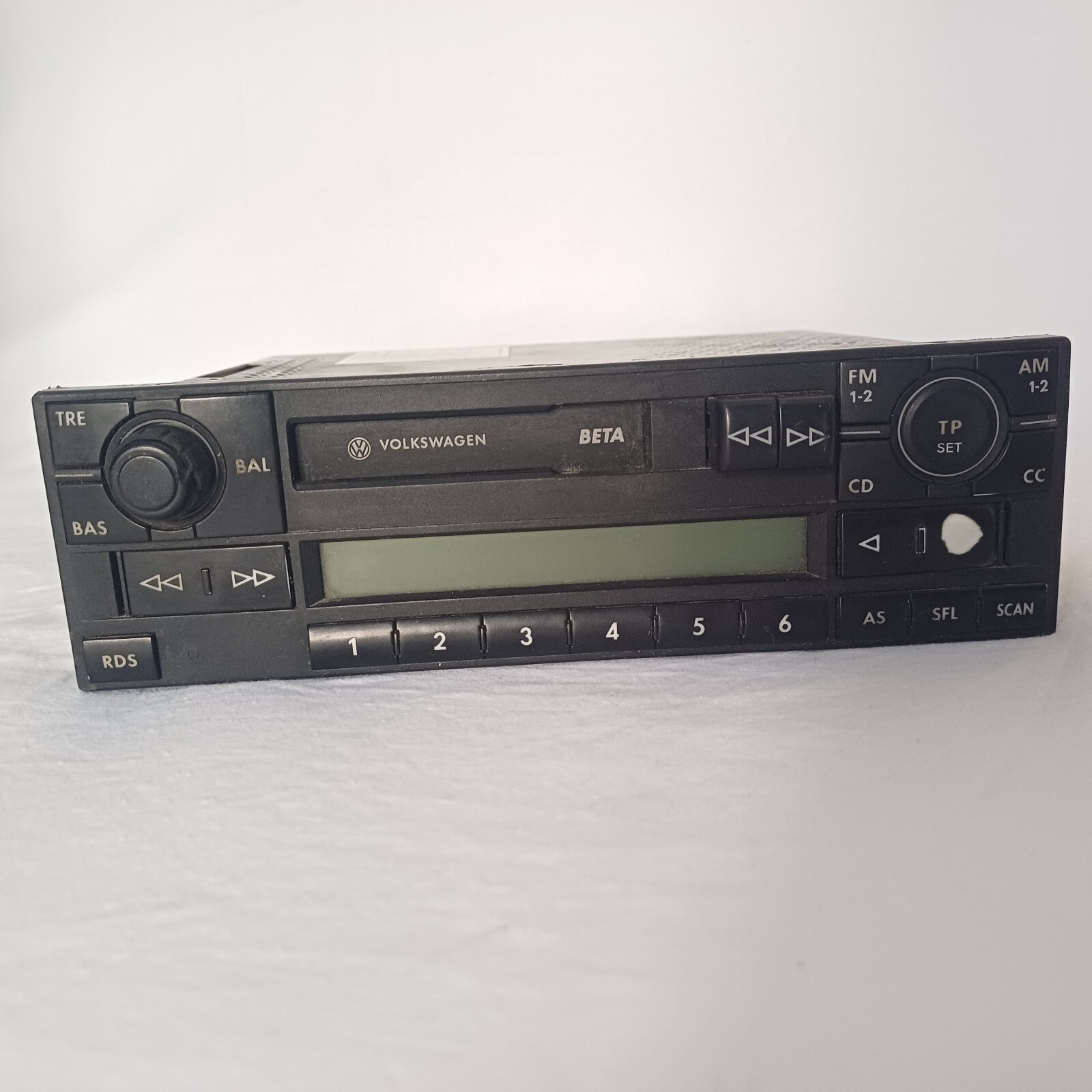 Rare Golf volkswagen beta radio Cassette Car Stereo MC For Parts Not Working.