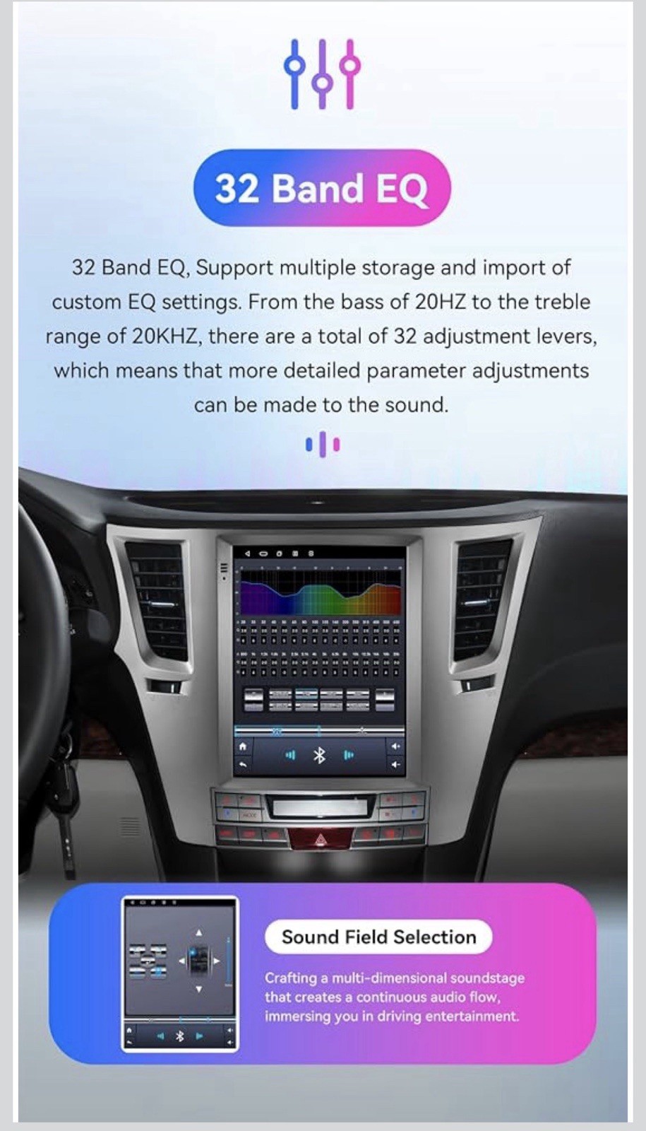 Carplay for Subaru Legacy Outback Impreza 2009-2014 Android Auto Car Radio GPS