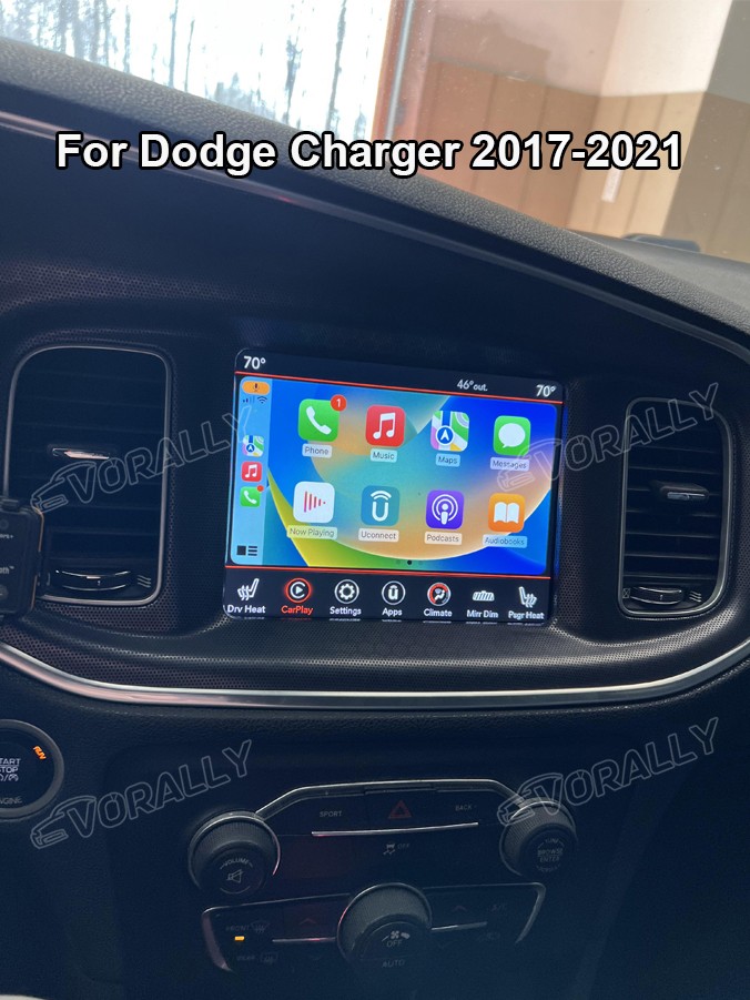 For 2017-2021 Dodge Charger 8.4″ Android 15 Carplay Car Stereo Radio GPS Navi BT
