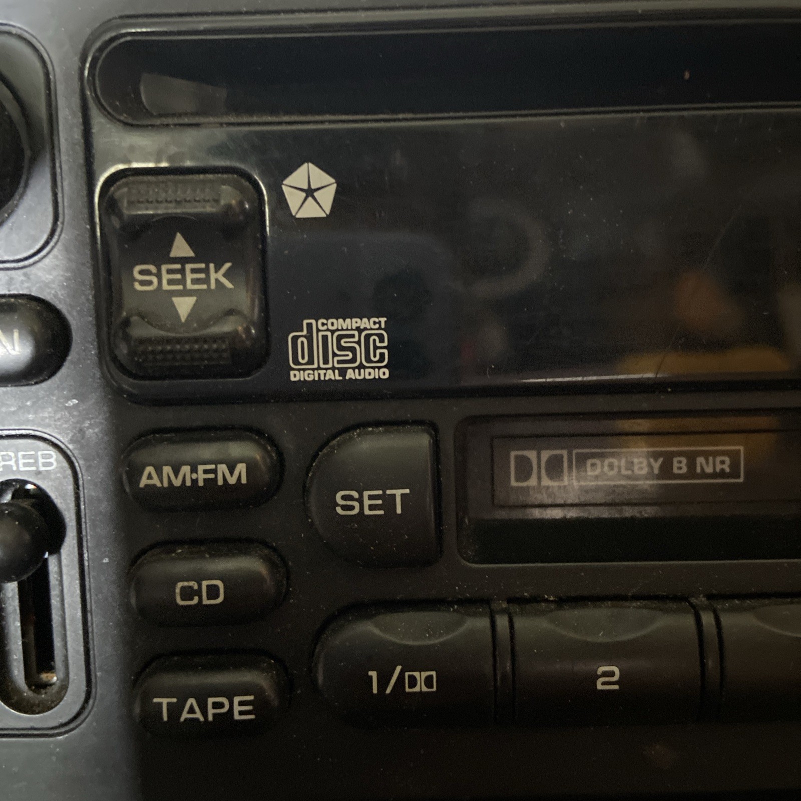 Chrysler Dodge Jeep OEM Radio P04858518 AM FM CD Cassette Mopar 1994-2003 DIN