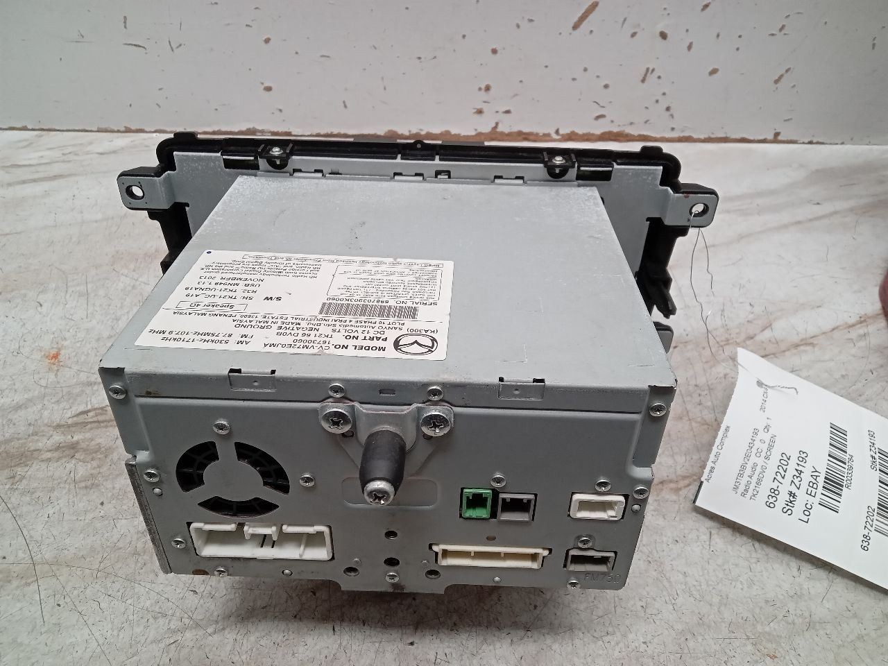Audio Equipment Radio Receiver Bluetooth Am-fm-cd Fits 13-15 MAZDA CX-9 339784