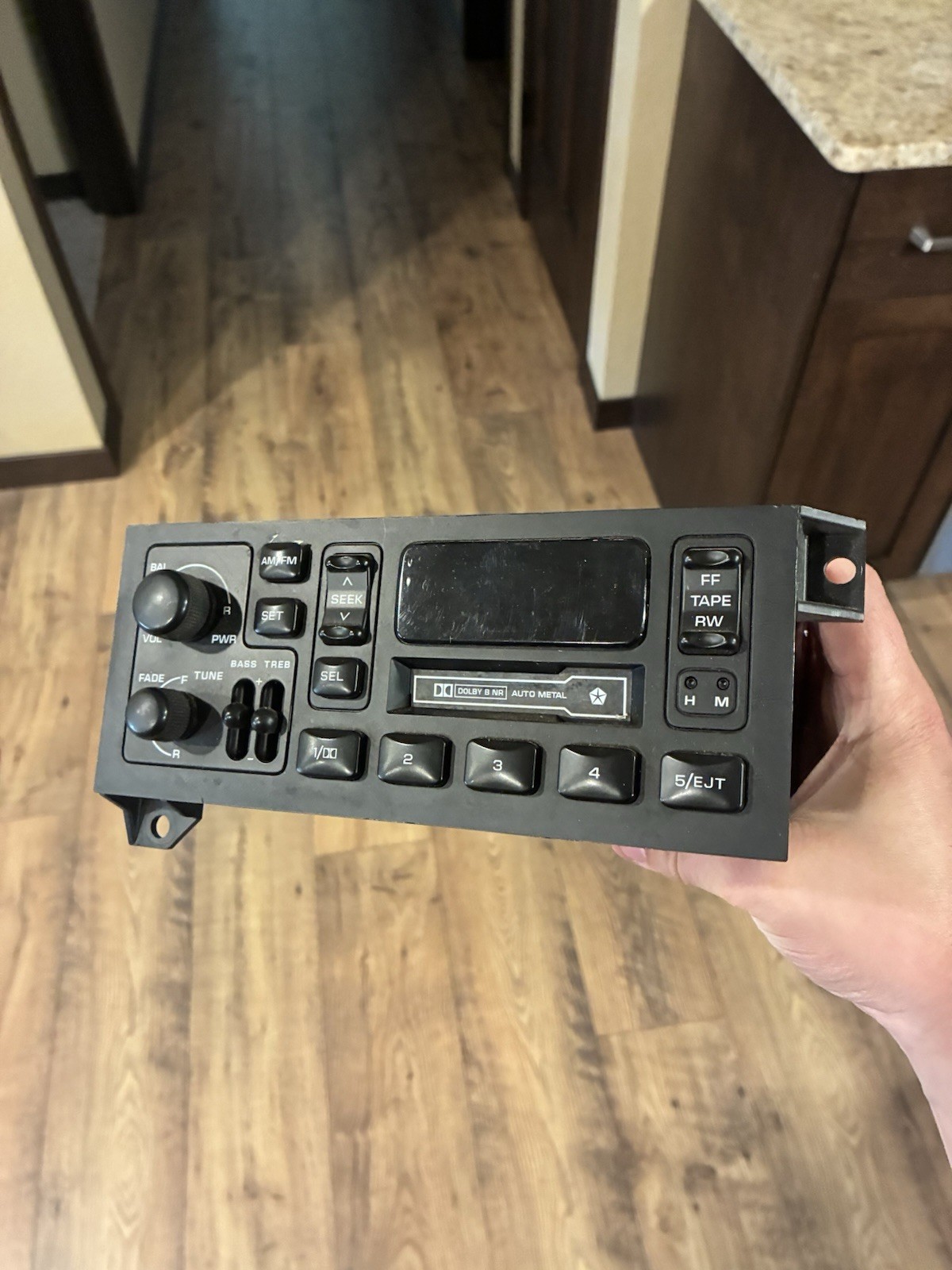 1984-02 Chrysler Dodge Jeep AM FM Cassette Radio P04858556AC OEM