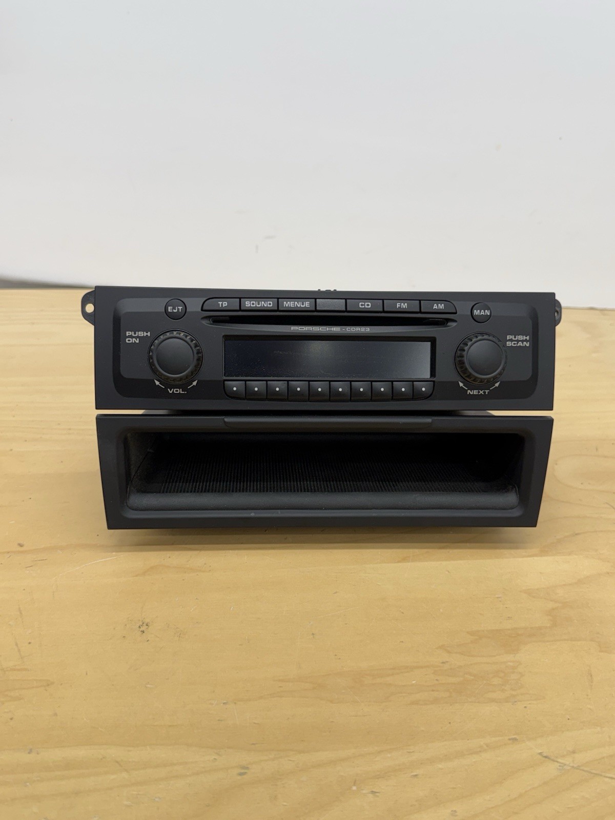 Porsche CDR-23 OEM Radio CD Player w/ Storage Cubby 996 986 Boxster 911