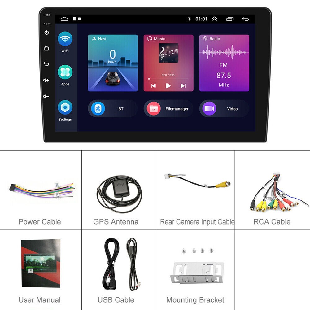 Car Stereo Radio 2+32G for Civic 2016-2020 Support Wireless Carplay Android Auto