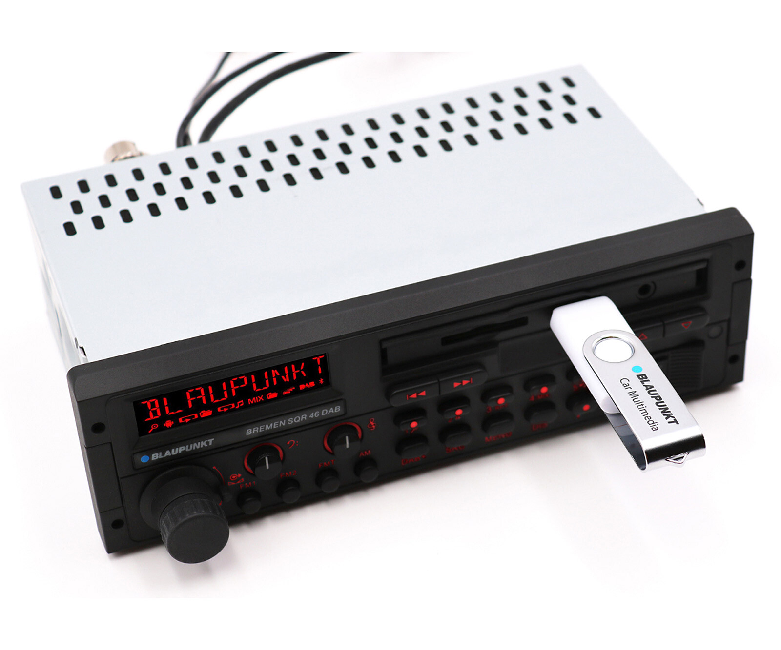 Retro car stereo radio Blaupunkt Bremen SQR 46 DAB Bluetooth USB MP3 AUX OEM