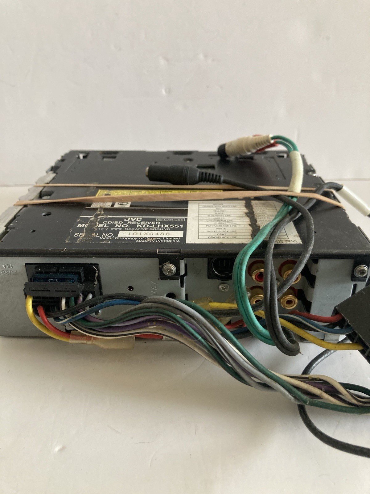 Jvc Kdlhx551 Original Car Radio Receiver ONLY!