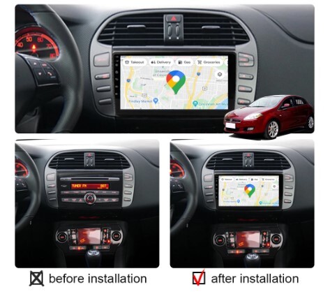 “ANDROID 11 TABLET FOR FIAT BRAVO 2007-2012 4GB MEMORY – 64GB ROM CAR RADIO 9”