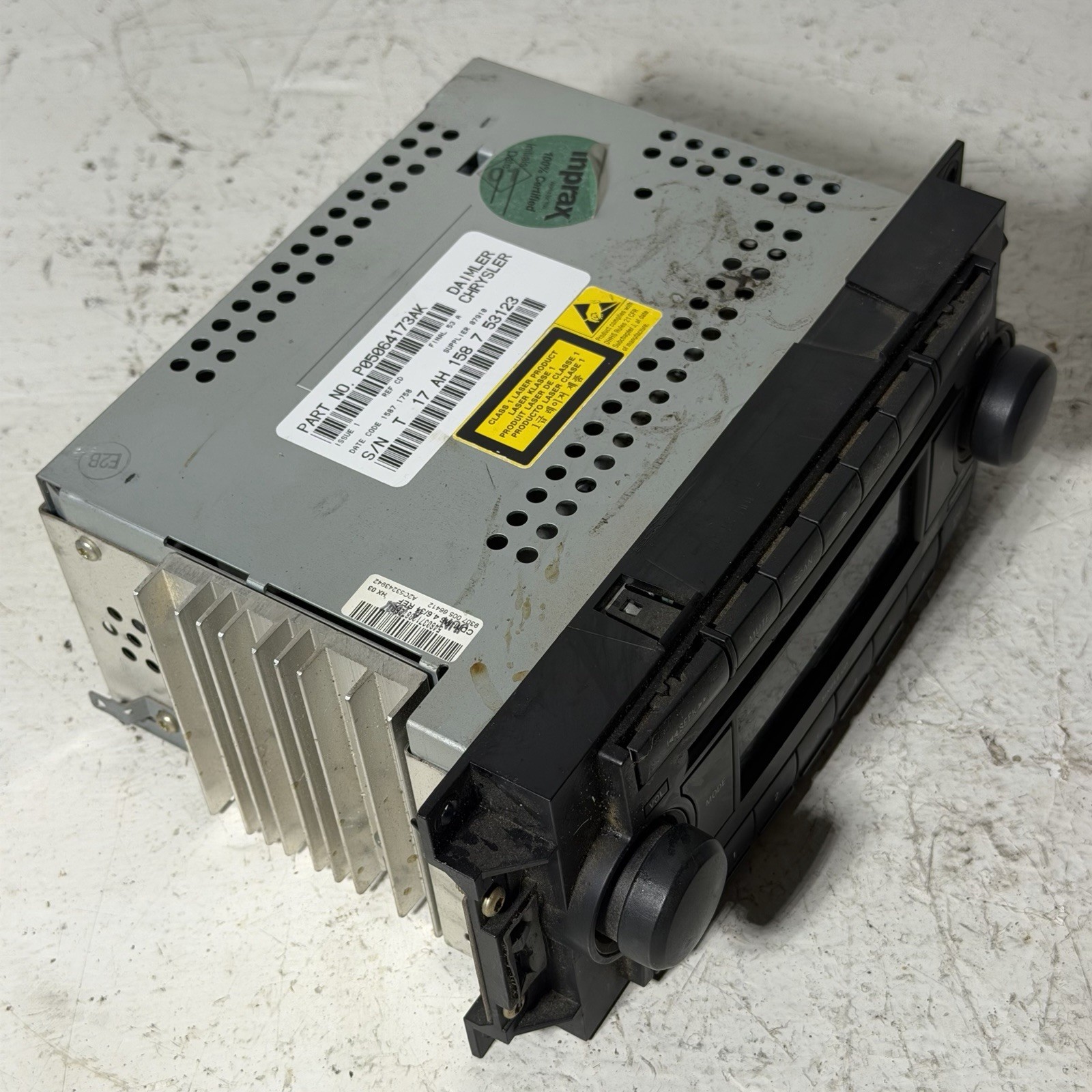 2006 2007 2008 Dodge Ram 3500 Truck Factory Radio MP3 CD Player P05064173AK OEM