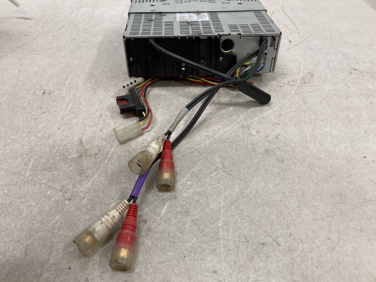 Unknown Toyota Radio Model Unknown Cassette Player