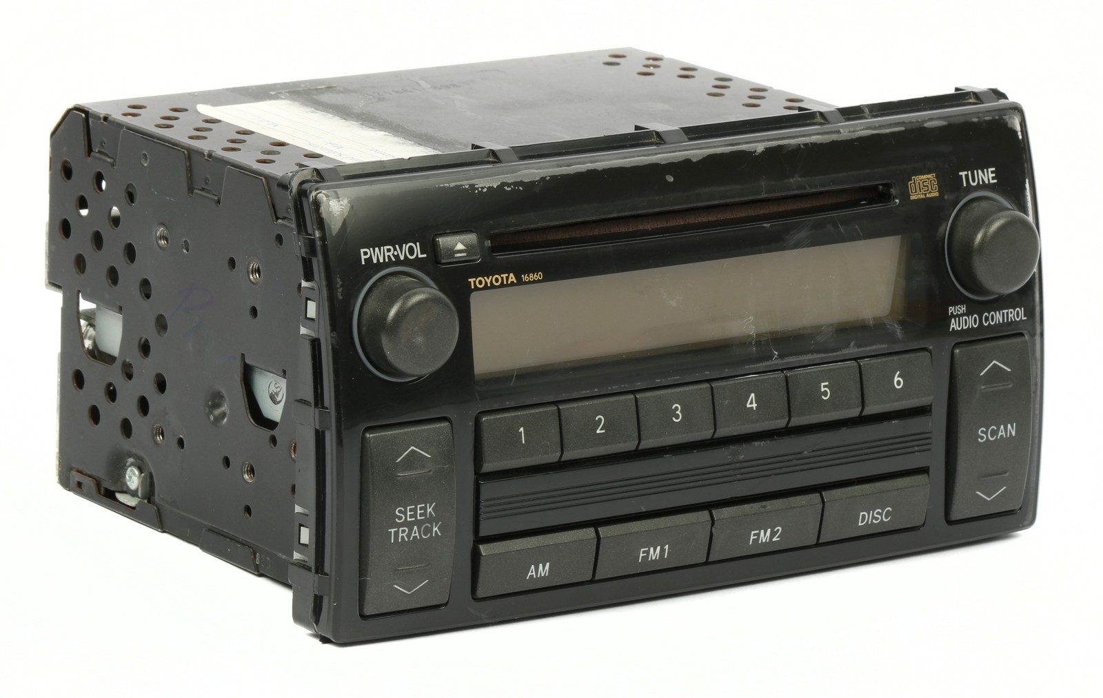 2005-2006 Toyota Camry AM FM Radio CD Player Face-16860 Part Number 86120-AA160