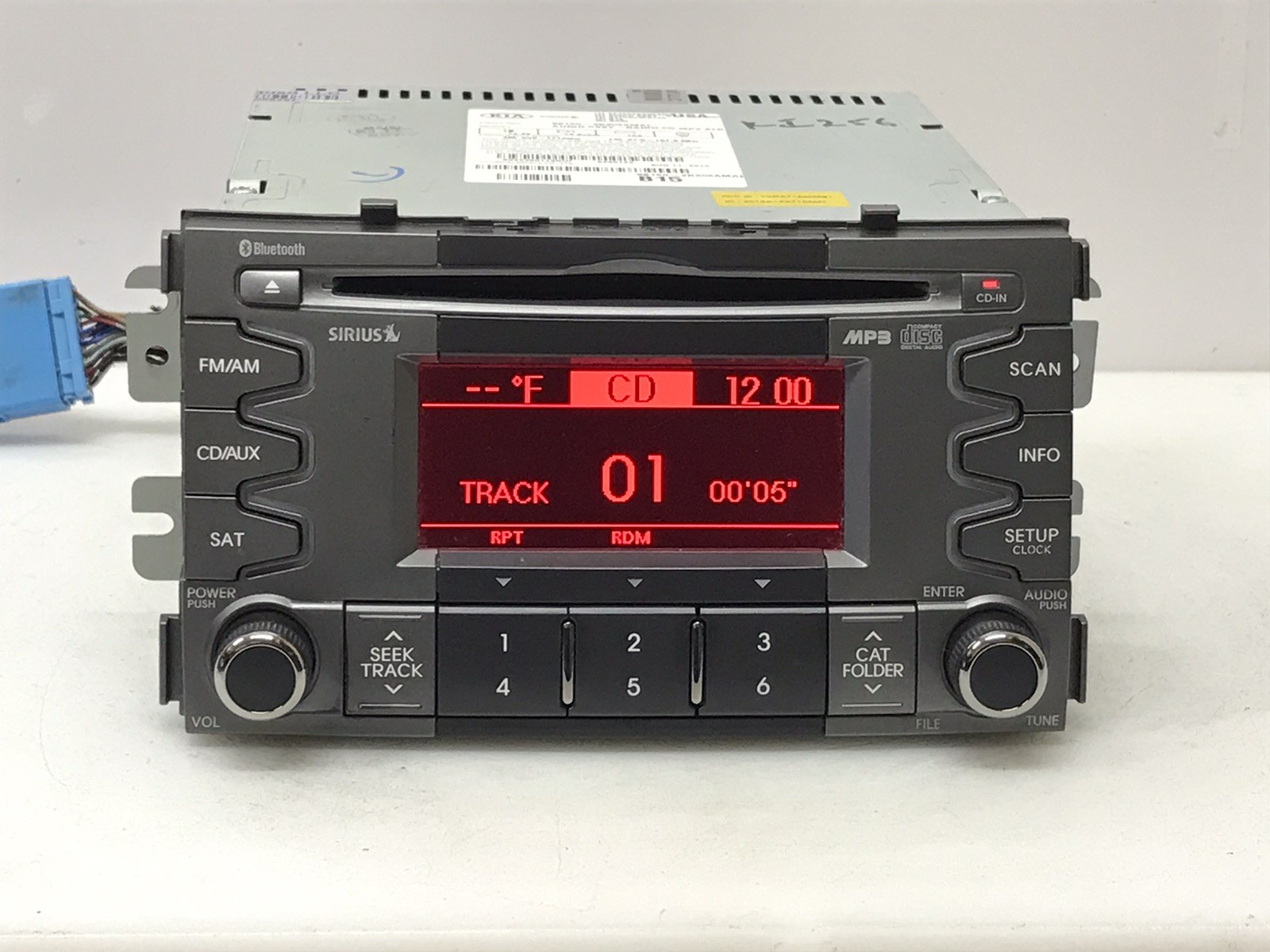 2010-2011 Kia Soul Radio Bluetooth Mp3 Cd Player 96150-2K305AMAL “KI256”