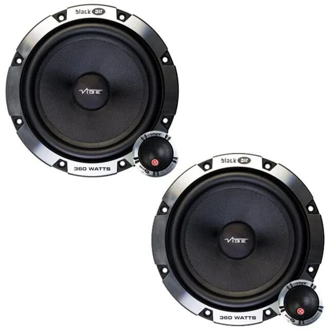 Vibe BLACKAIR6C-V0 – 6.5″ 2-Way Car Component Door Speakers 420W