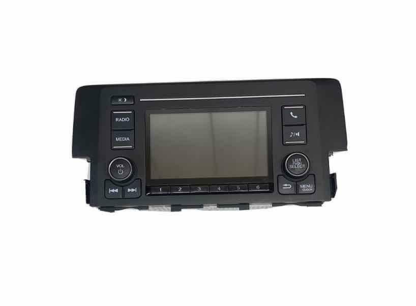 2016 2017 HONDA CIVIC SED LX RADIO DISPLAY SCREEN & RECEIVER ASSY 39100TBAA21