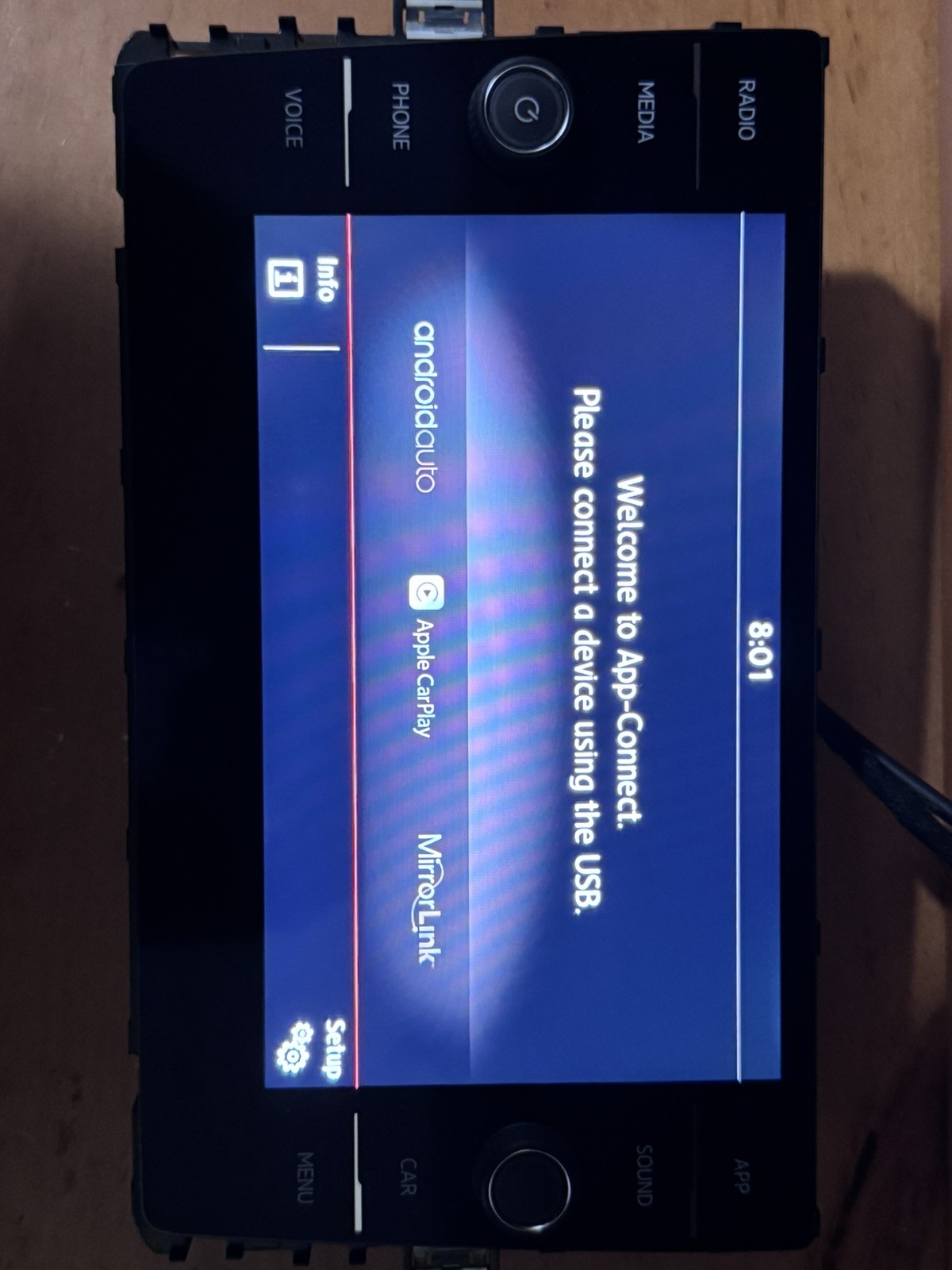 8″ Display Screen VOLKSWAGEN 5G6919605C Mib 2 Non Navigation Used