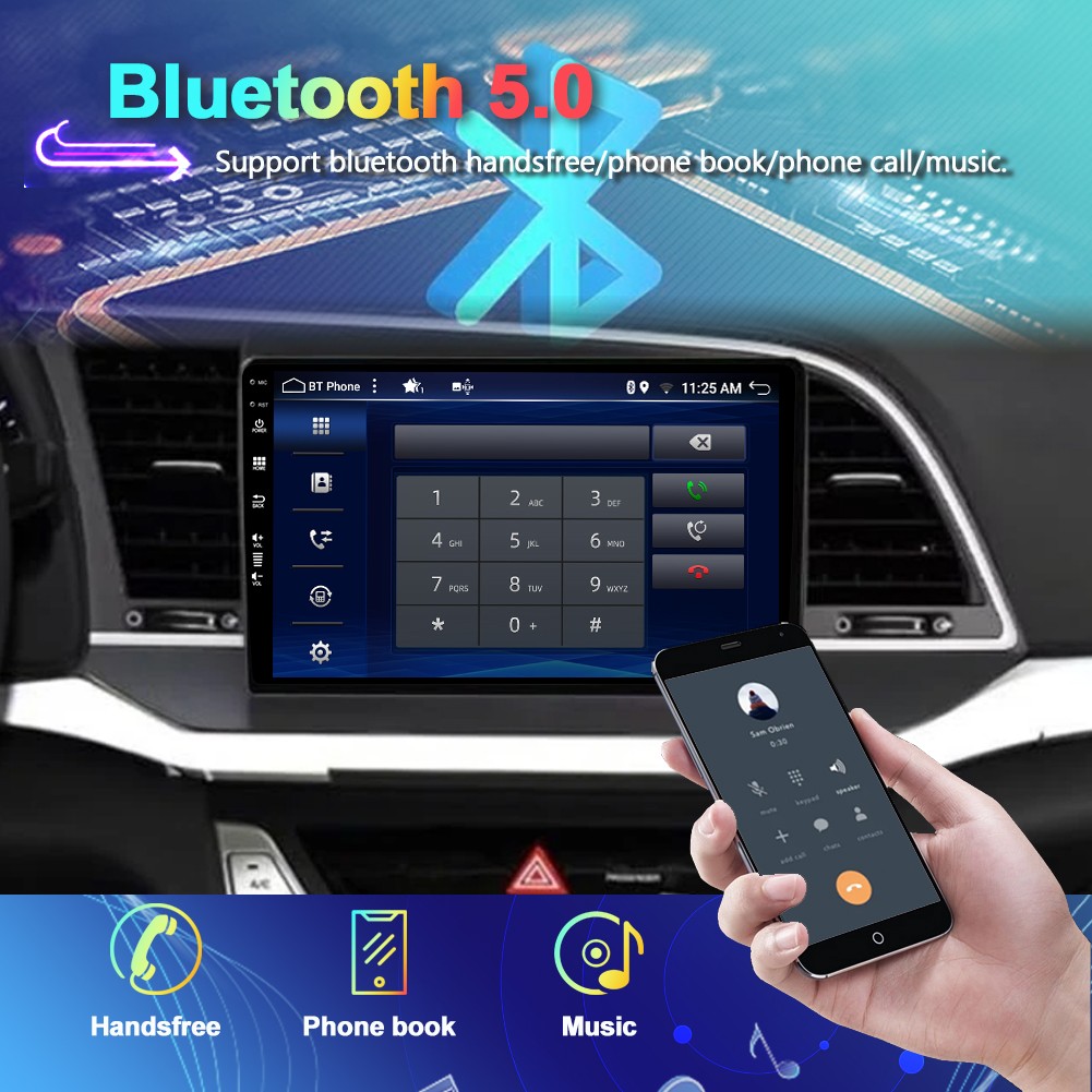 9” 8G+256G Car Radio For Hyundai Elantra 2009-2019 Android 16 GPS Navi USB WIFI
