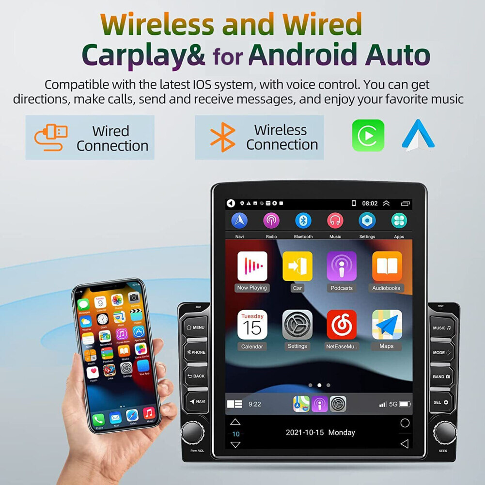 Android 15 Carplay Car Radio Stereo GPS FM For Nissan Frontier/Xterra 2009-14