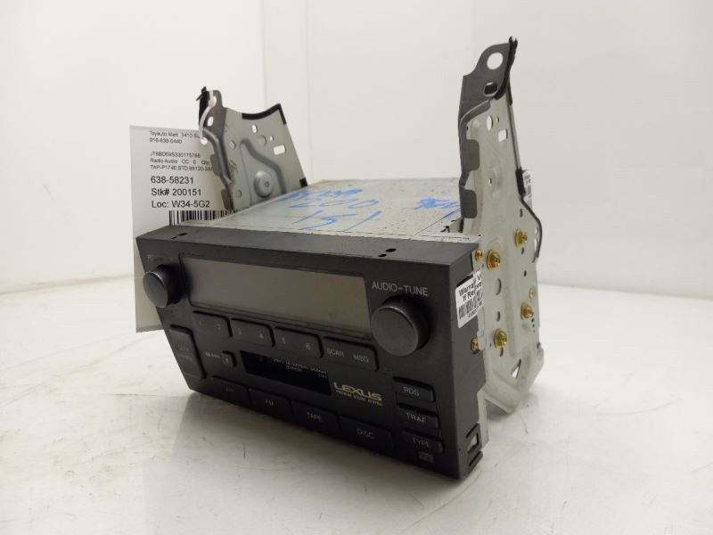 Audio Equipment Radio Receiver 2 Din Fits 03-05 LEXUS GS300