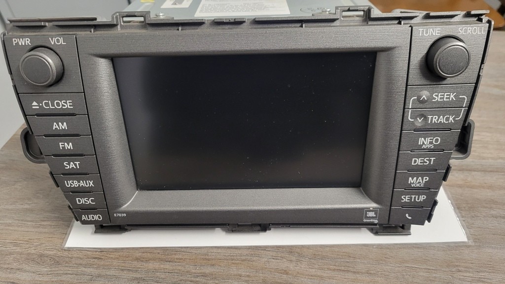 2012-2015 Toyota Prius JBL Navigation Radio Head Unit OEM 86100-47231