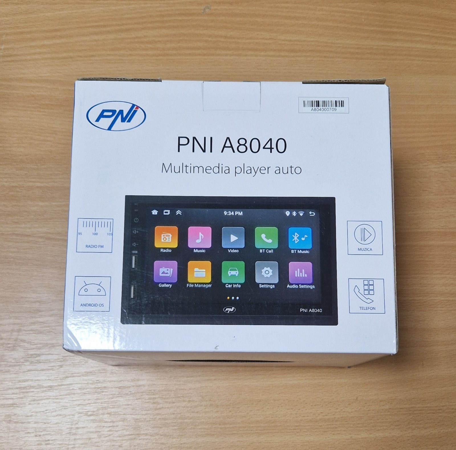 PNI A8040 Android 13 Car Stereo 2GB RAM 32GB ROM Auto Media Player
