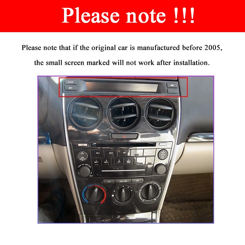8 Core 64GB Car Radio for Mazda 6 2002 – 2007 CarPlay Audio Android Head Units