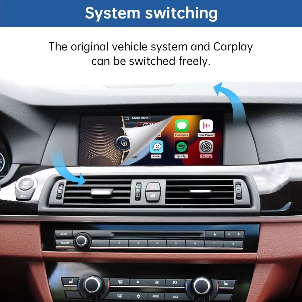 Wireless CarPlay Android Auto module for BMW Mini CIC R55 R56 R57 R58 R59 R60