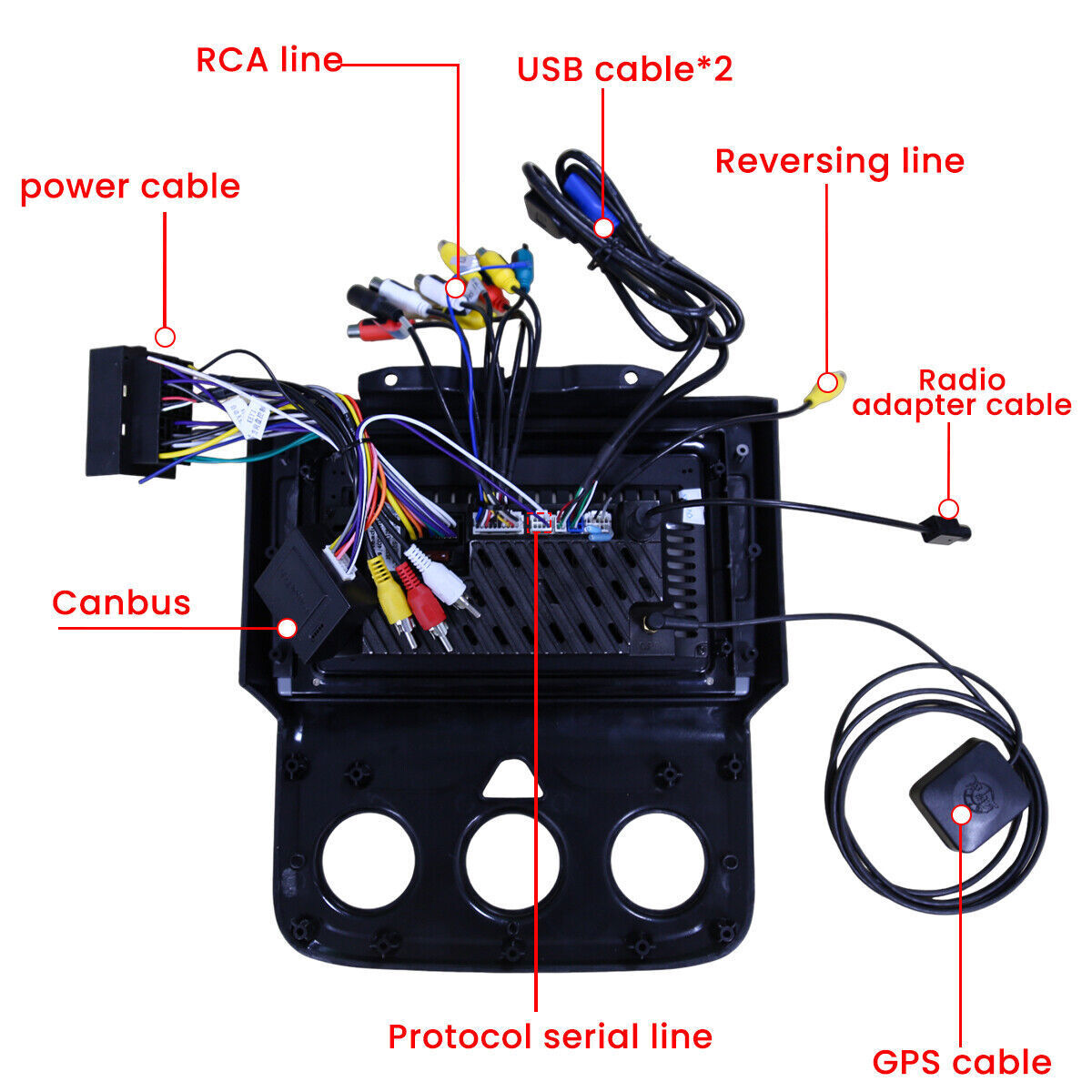 64G Android Carplay Radio Stereo For Dodge Ram 1500 2500 3500 2013-2018 GPS SWC