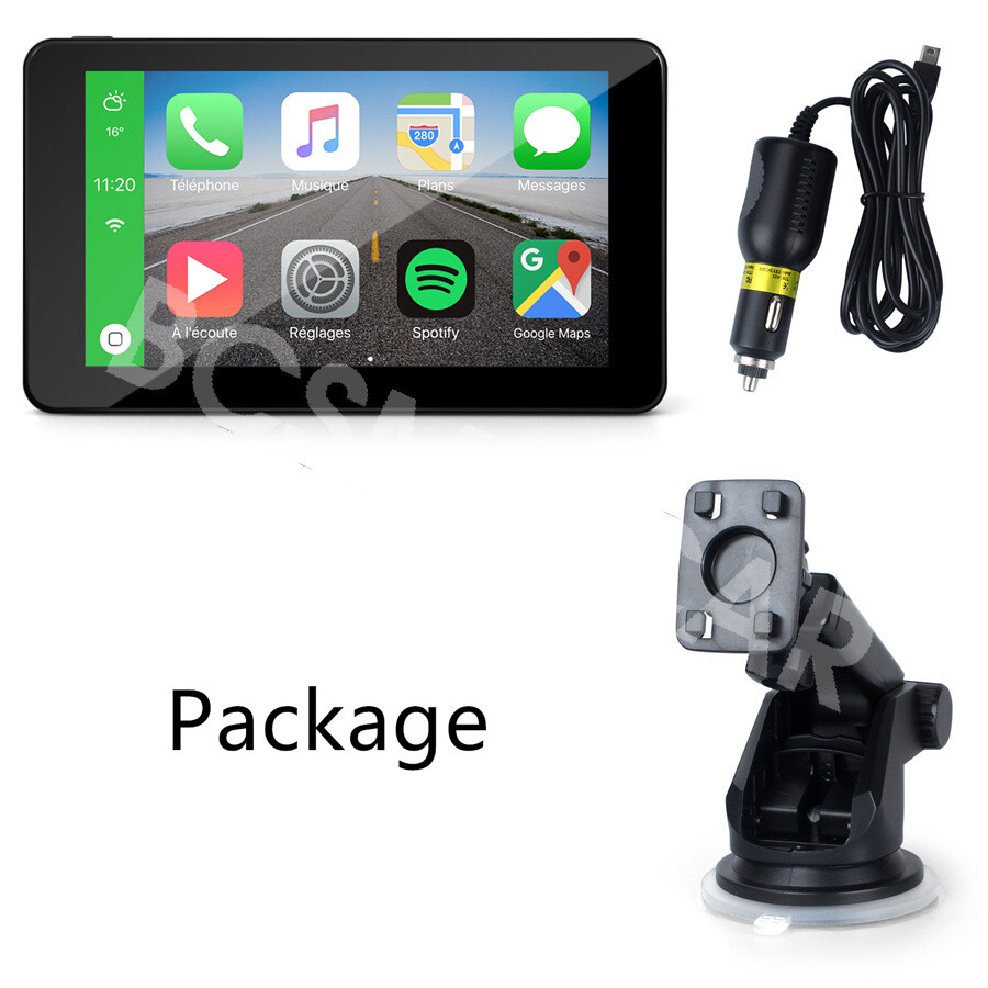 7 In Car MP5 Player Touch Screen Monitor Stereo Radio BT FM For Apple Carplay