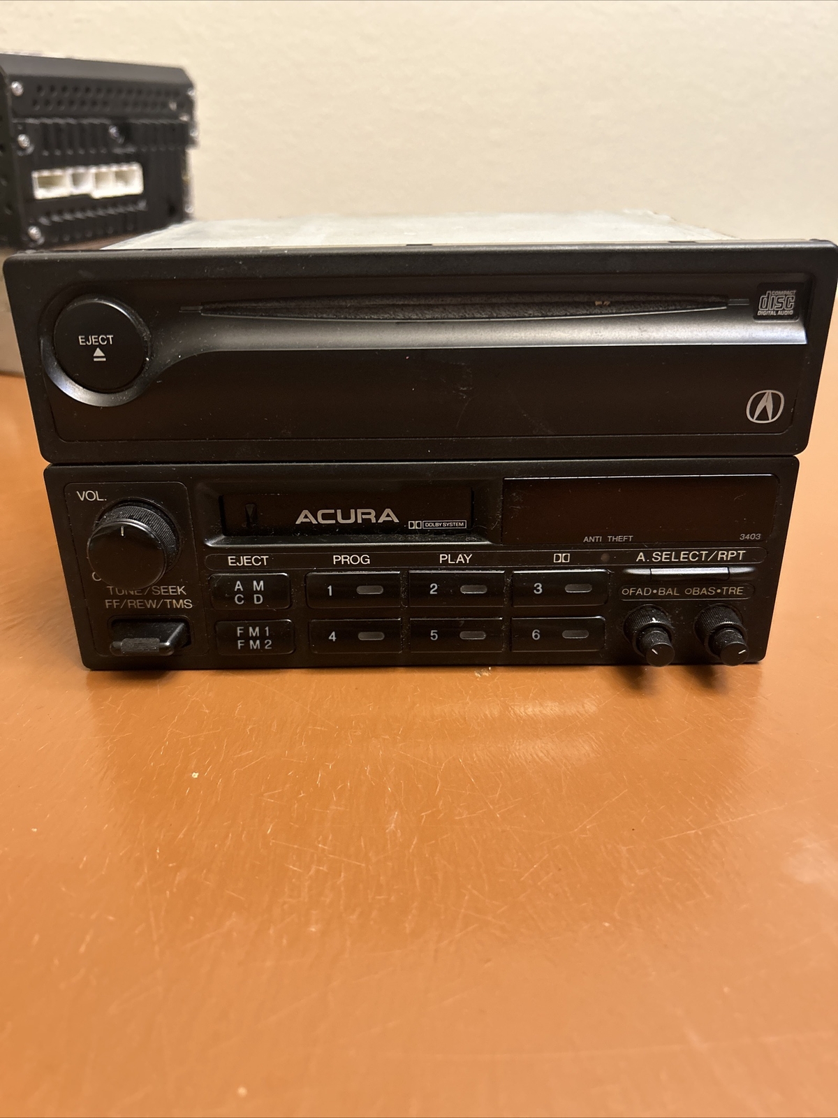 Acura Radio Not Tested For Parts