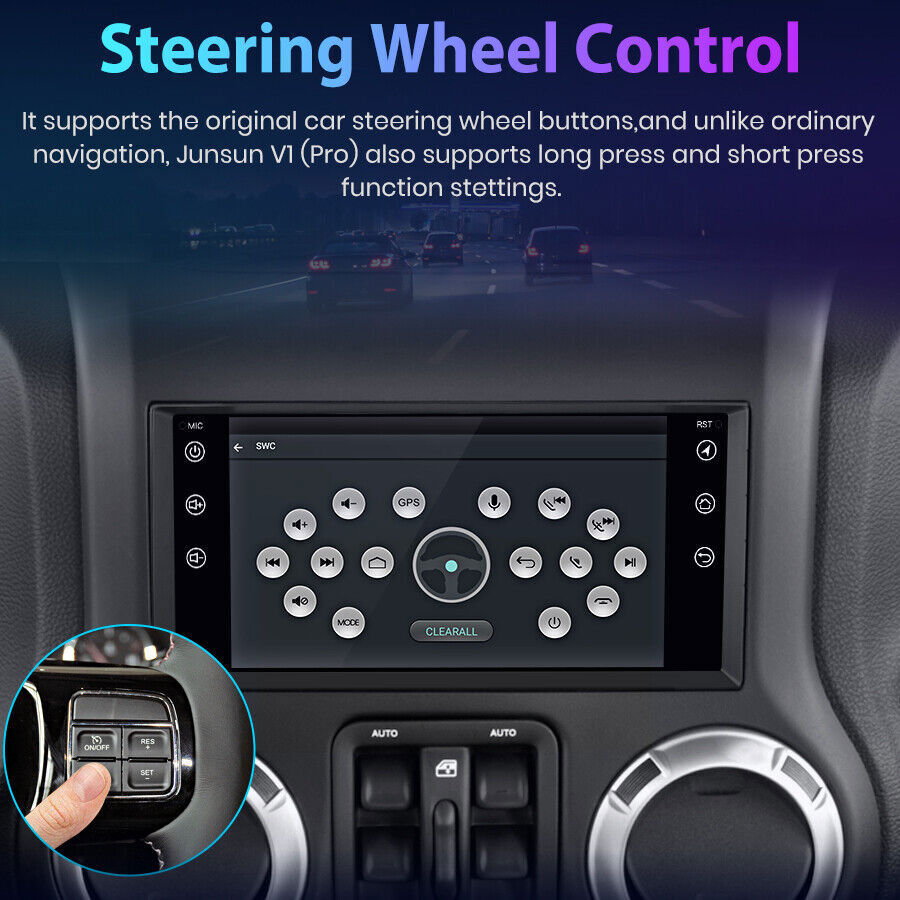 For Dodge Nitro 2007-2012 Android 13 Carplay WIFI Car Radio GPS Navigation DSP