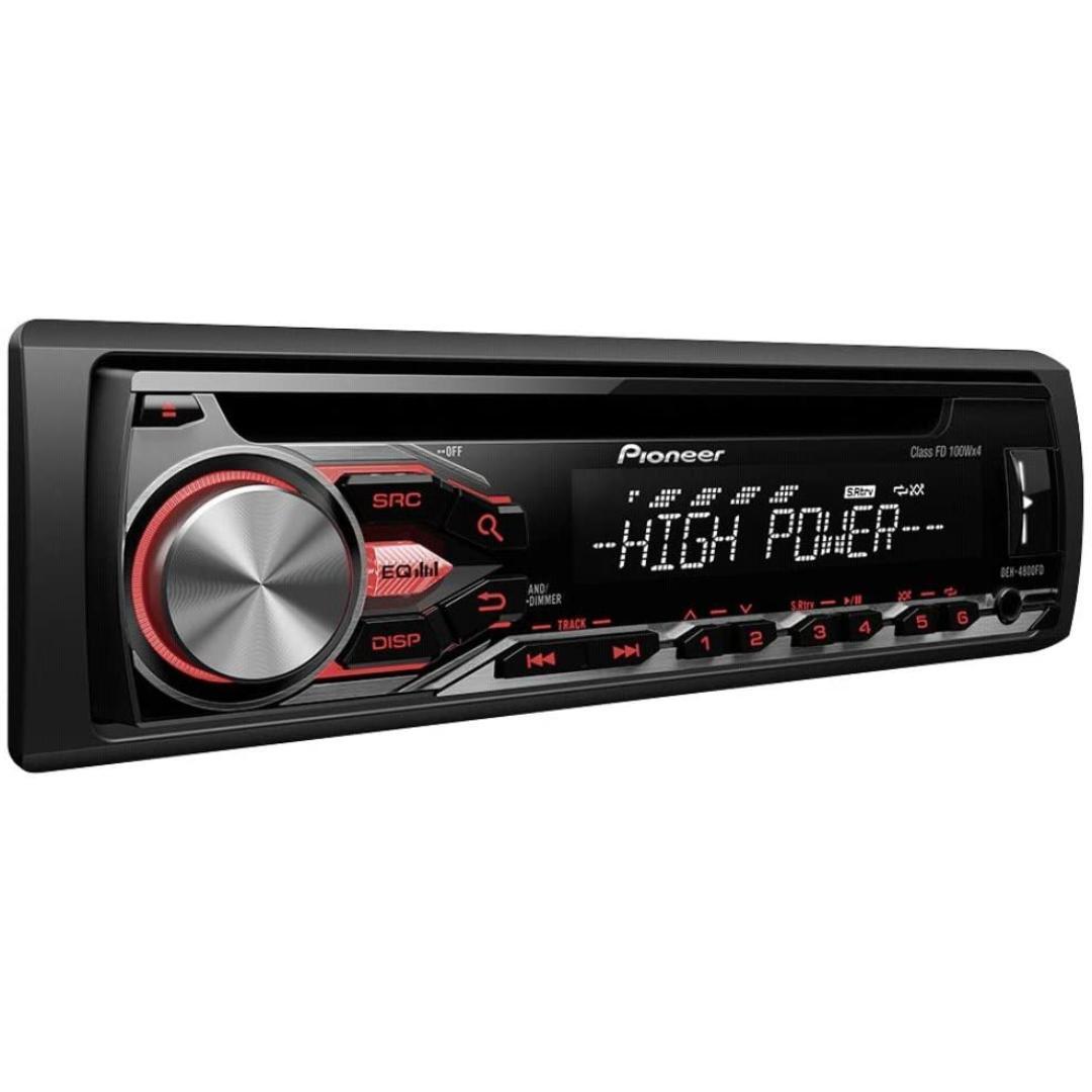 Pioneer DEH-4800FD Car Stereo High Power 4×100 iPod iPhone USB AUX Spotify Flac