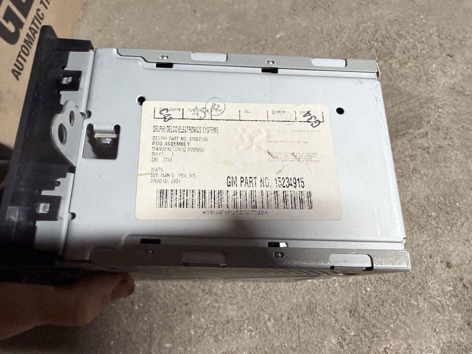 03 04 05 06 Chevy GMC Silverado Sierra Trailblazer 15104155 Radio Stereo CD