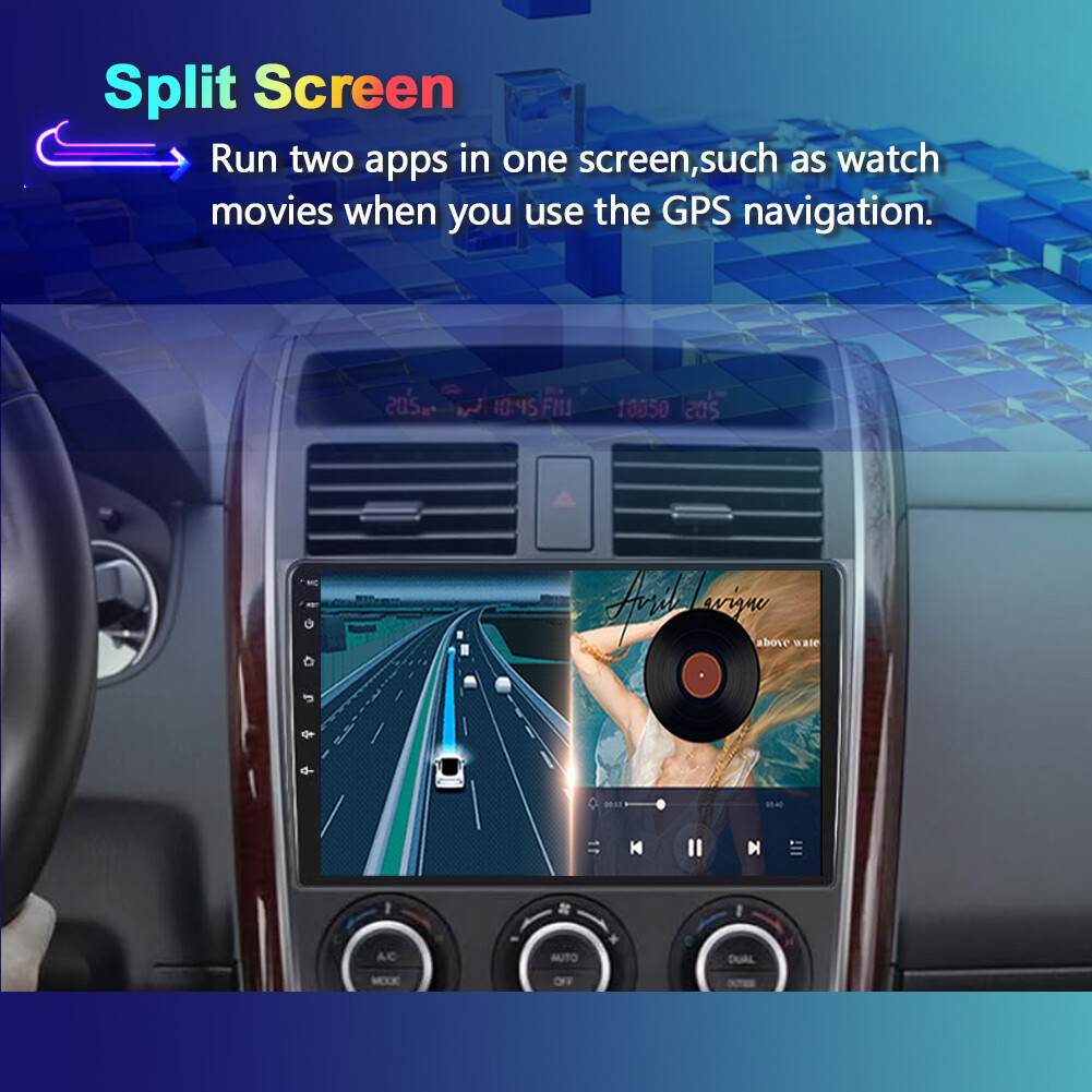 For 2009-2015 Mazda CX-9 CX9 Android 14 Car Stereo GPS Head Unit CarPlay 6+128GB