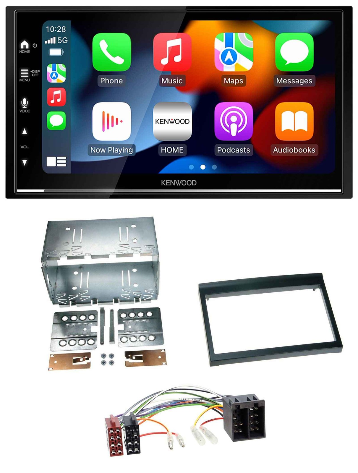 Kenwood DAB USB Bluetooth 2DIN MP3 Car Stereo for Porsche 911, 996 (97-06)