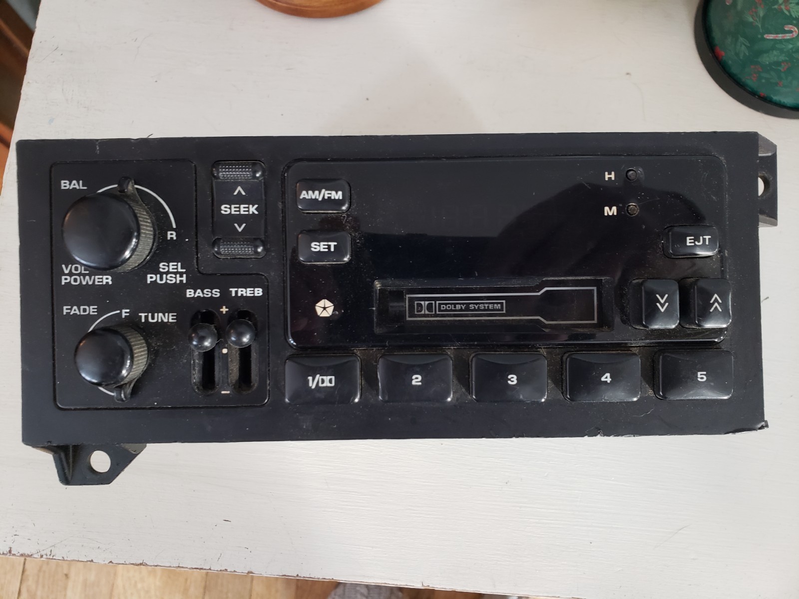 Vintage Chrysler Corporation, OEM, Cassette/radio. P4704305. not Tested