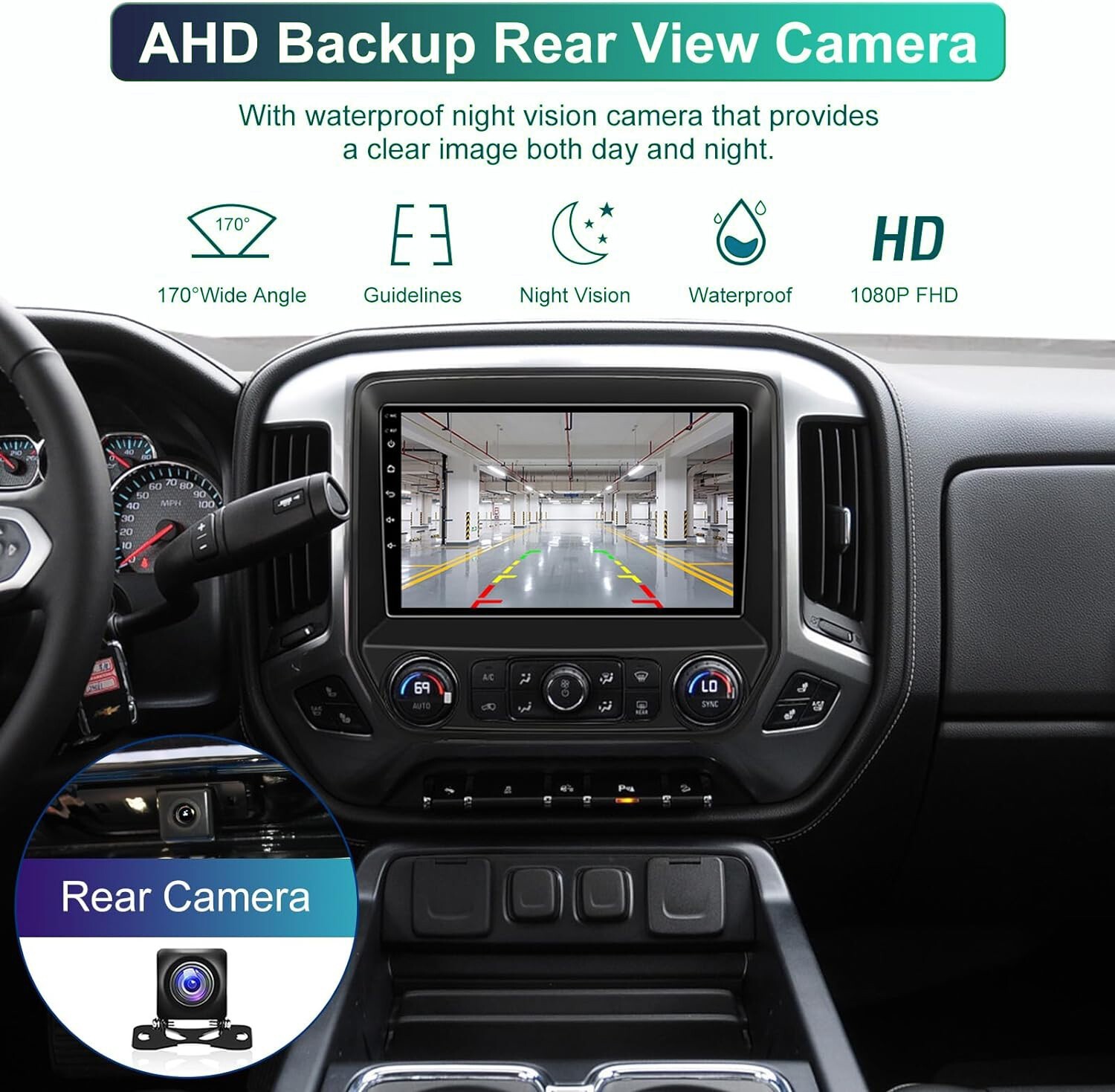 Car Radio Stereo Carplay For Chevrolet Silverado 4+64G 10in Car Stereo