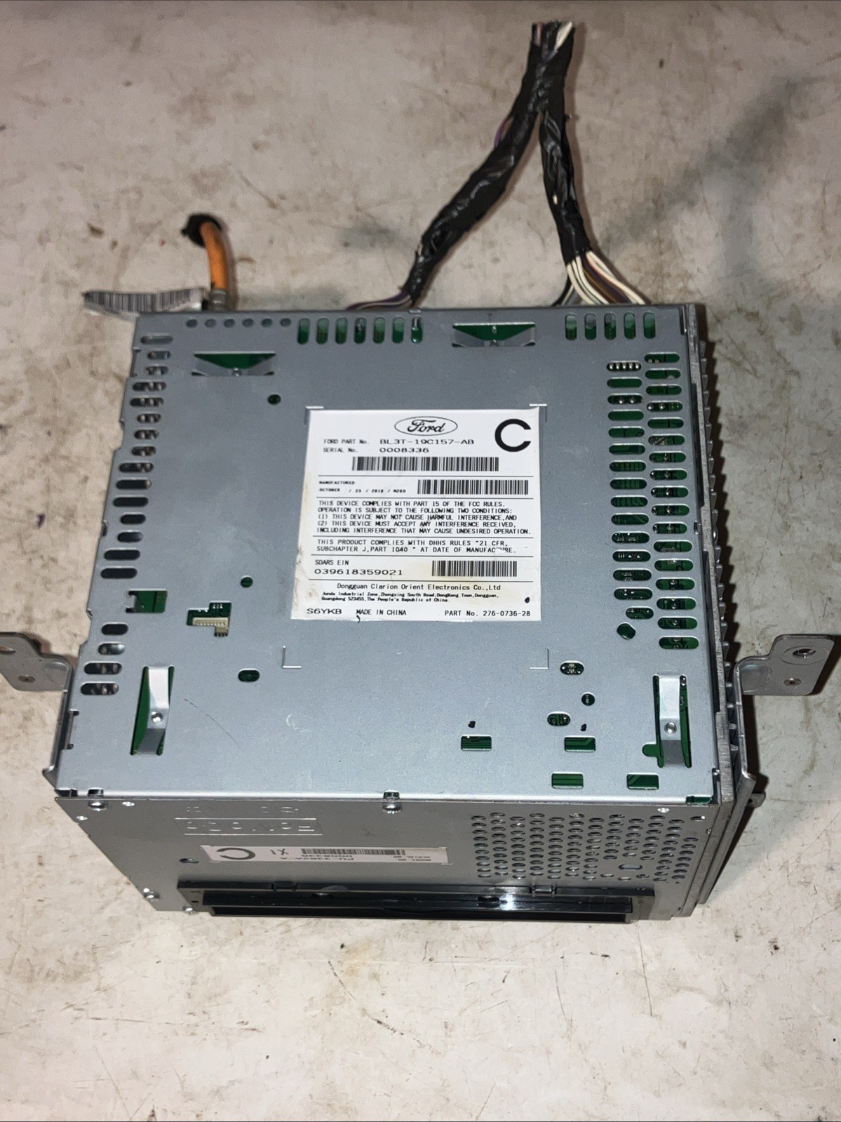 2011 FORD F150 STEREO AM FM SATELLITE RADIO MP3 CD PLAYER OEM BL3T-19C157-AB