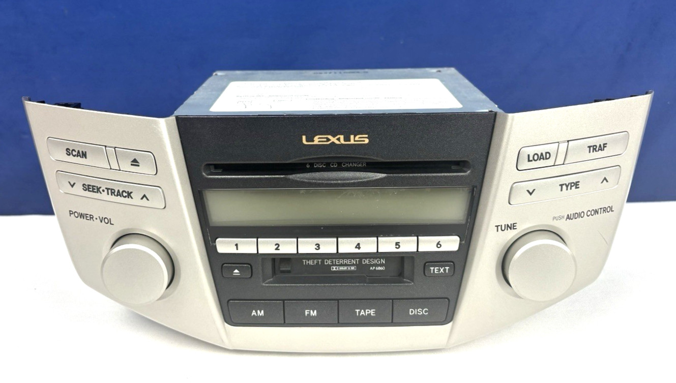 2004-2007 LEXUS RX330 AM/FM CD Player Radio Receiver 86120-0E050