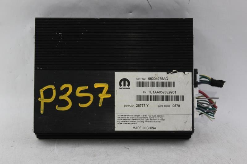 Audio Equipment Radio Amplifier 276 Watt Fits 2017-20 DODGE CHALLENGE OEM #28829