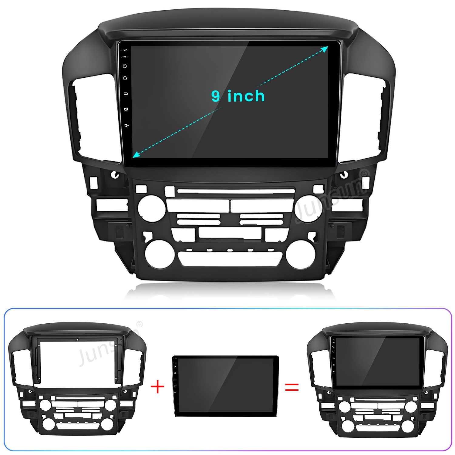 For 1998-2003 Lexus Rx300 6+128G CarPlay Android14 Car Stereo Radio GPS Nav WIFI