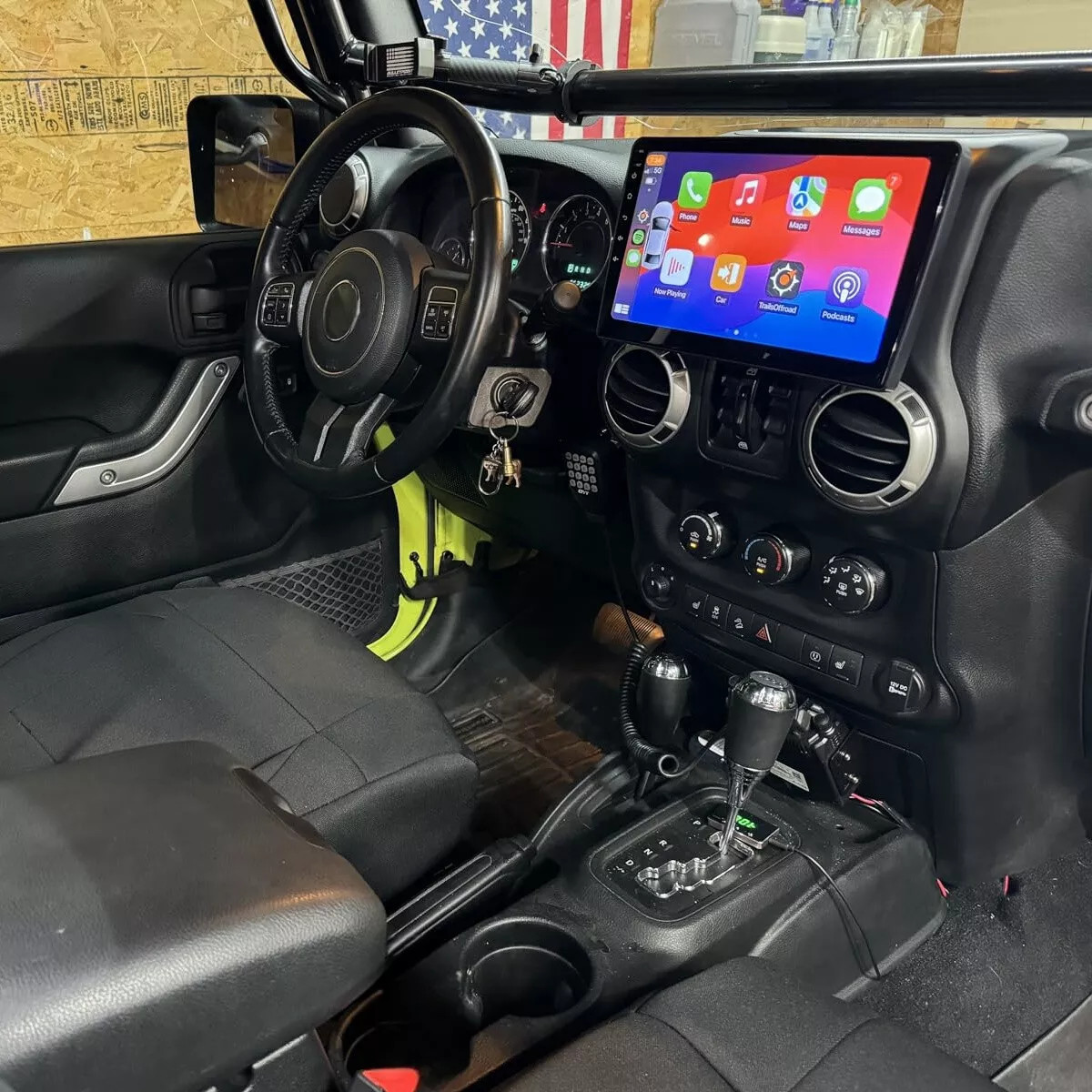 For Jeep Wrangler 3 JK 2007-2016 10.1″ 2+32G Android 12 Car Radio Stereo Carplay
