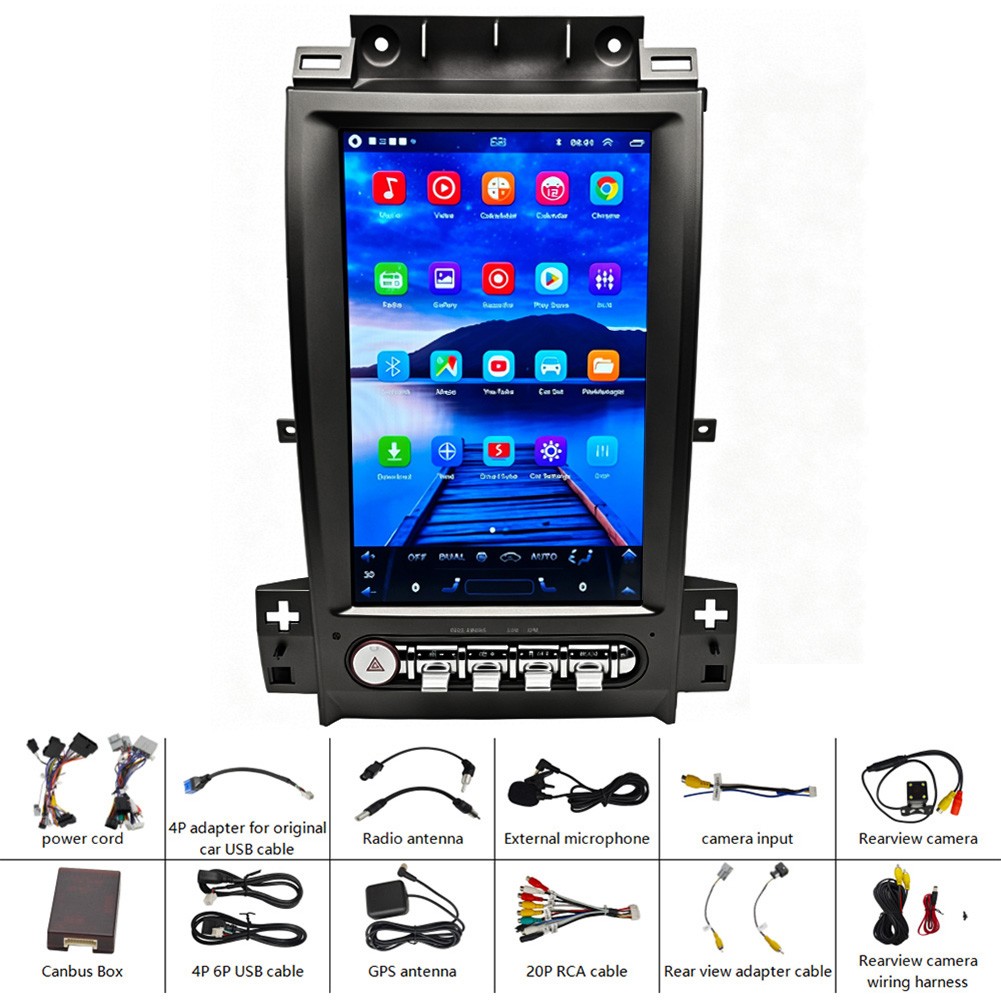 8 core 4+64G For 2010-2019 Ford Taurus Android 15 Carplay Car Stereo Radio GPS