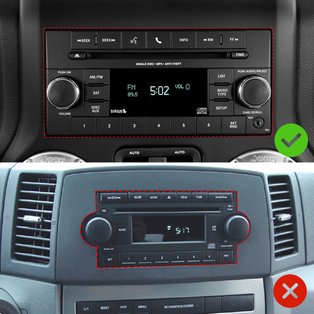 Android15 Carplay Car Stereo For Jeep Chrysler Dodge GPS Navi WIFI FM RDS Radio