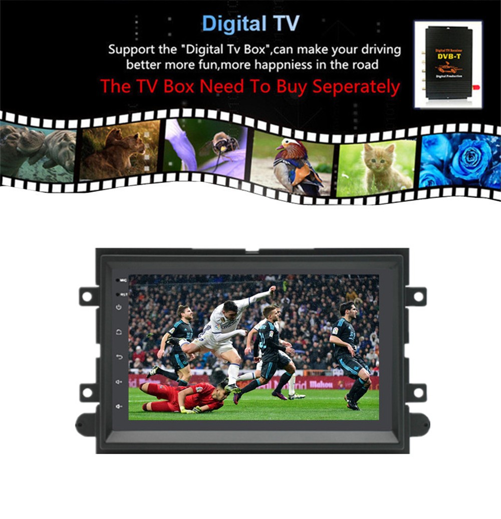 Touch Screen Car Stereo Radio BT FM RDS Head Unit Fit For Ford Mustang 2005-2009