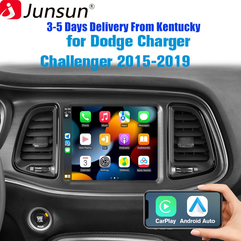 CarPlay 2+64G Android15 For Dodge Charger Challenger 2015-2019 Car Radio GPS Nav