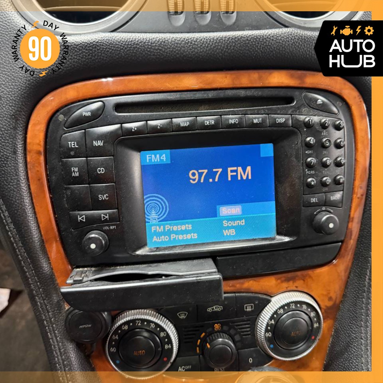 03-04 Mercedes R230 SL500 SL55 AMG Head Unit Radio Command Navigation OEM 83k