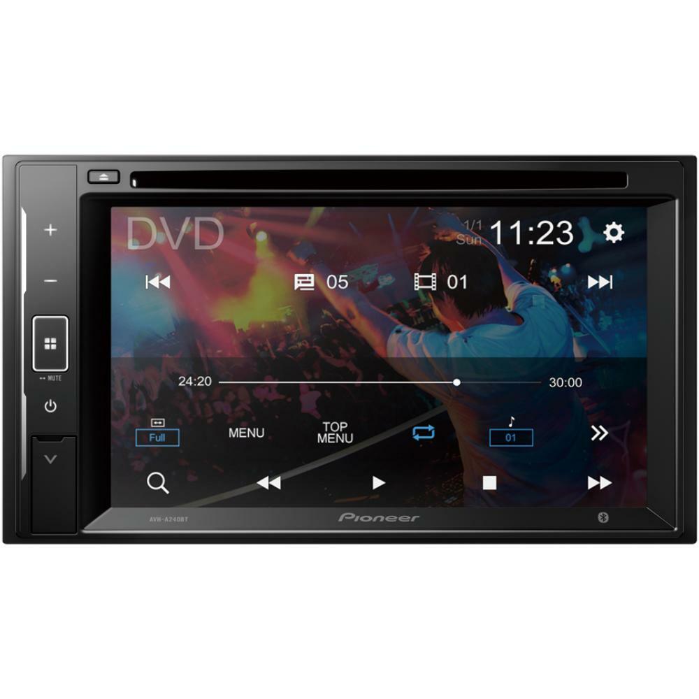 Pioneer AVH-A240BT 6.2″ CD DVD Double Din Bluetooth USB Radio Car Stereo
