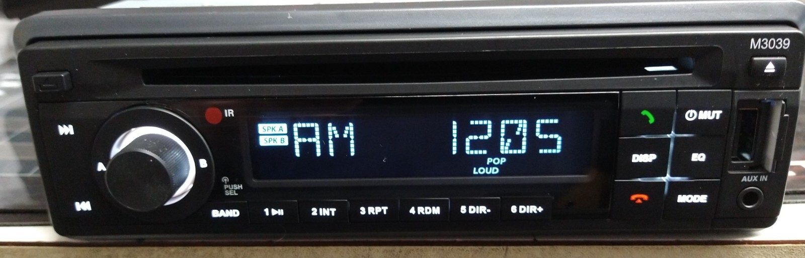 Vintage Look Mercedes Benz BLUETOOTH AM FM Radio Retro Stereo CD USB AUX DIN